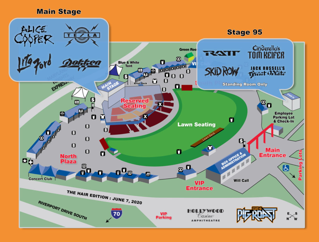 Venue Map - KSHE 95 Pig Roast